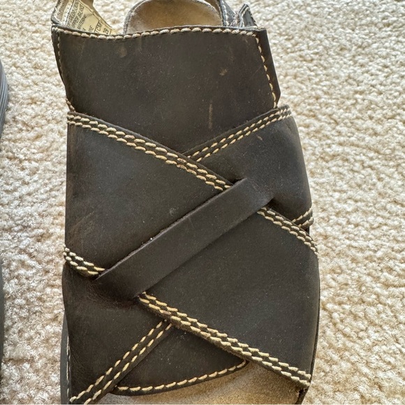 Vintage Sketchers Strap Leather Sandals Y2K Jammers Chunky 11 Men’s main image 8